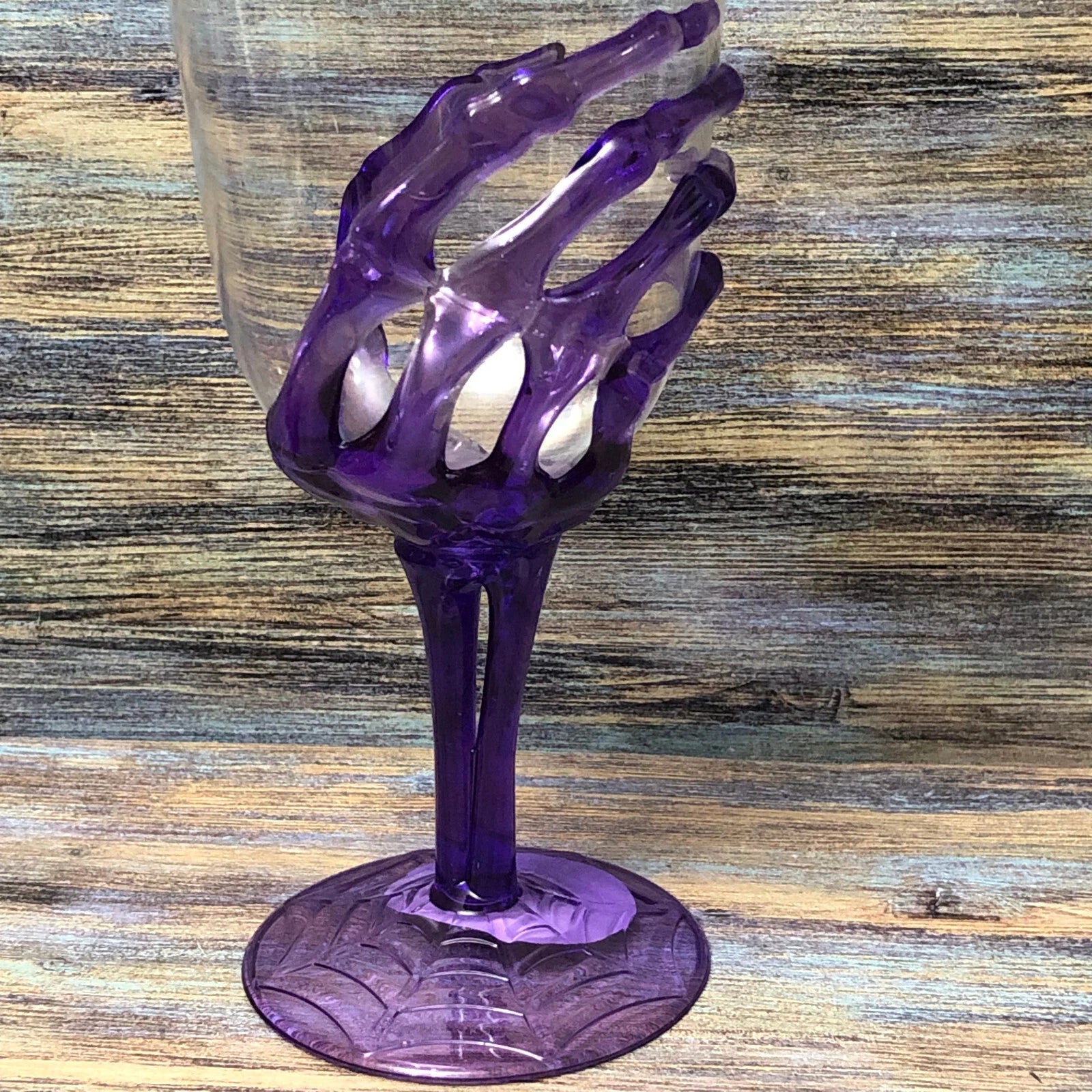 Spooky Skeleton Hand Goblets Plastic Halloween Wine Glasses 11.8oz Gothic Choose | eBay