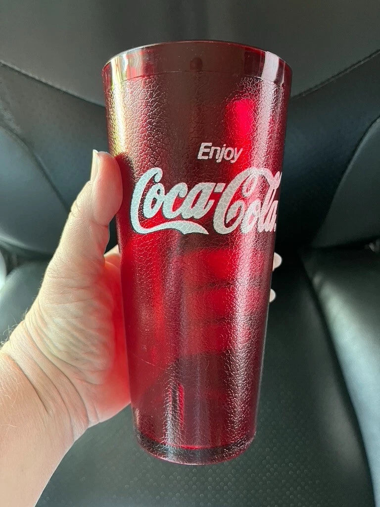 6 Coca Cola Restaurant 24 Oz Red Plastic Tumbler Cups G.E.T #6624 - LQQK | eBay