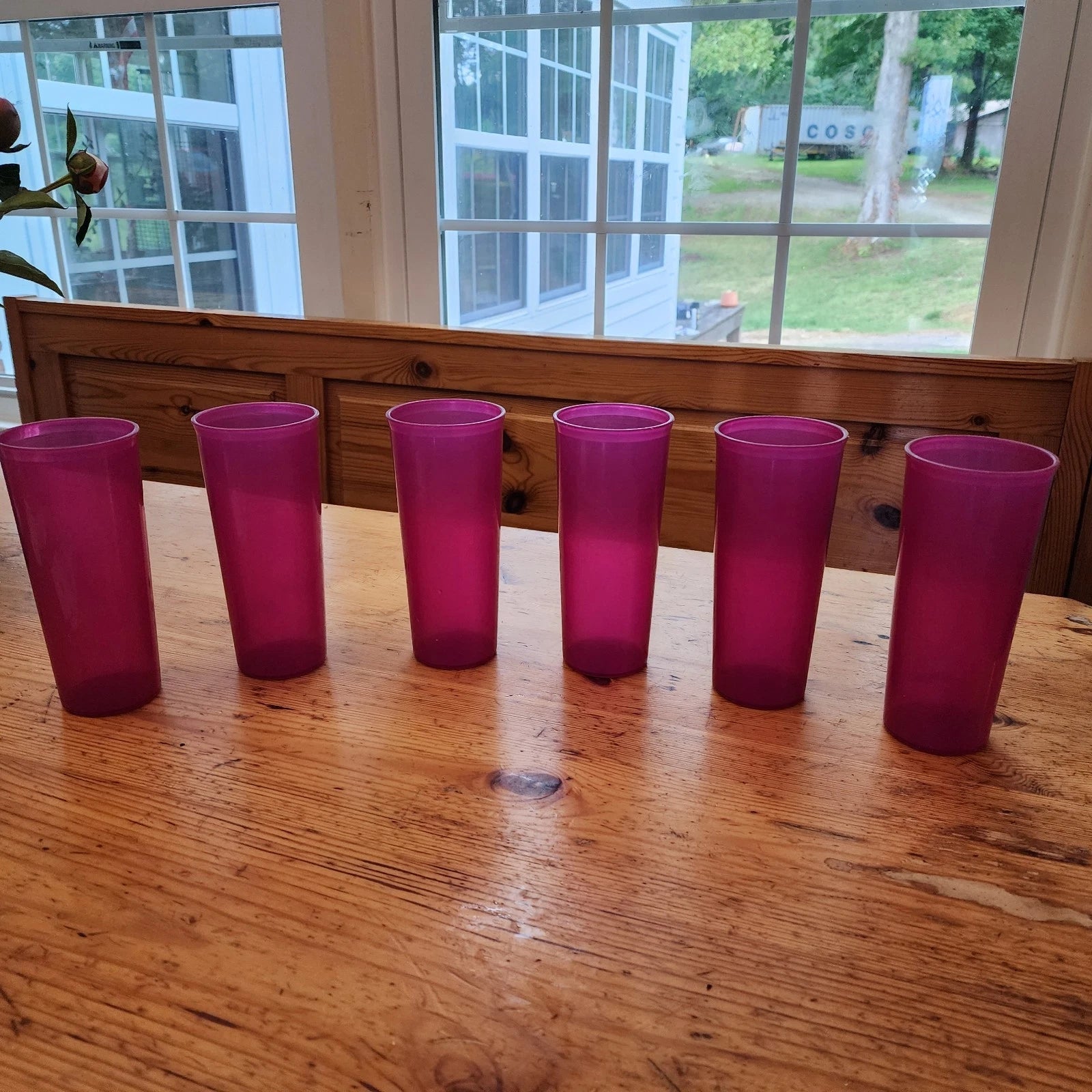 Tupperware Tumblers Plum-color Set of Six Pre-owned Great Condition | eBay
