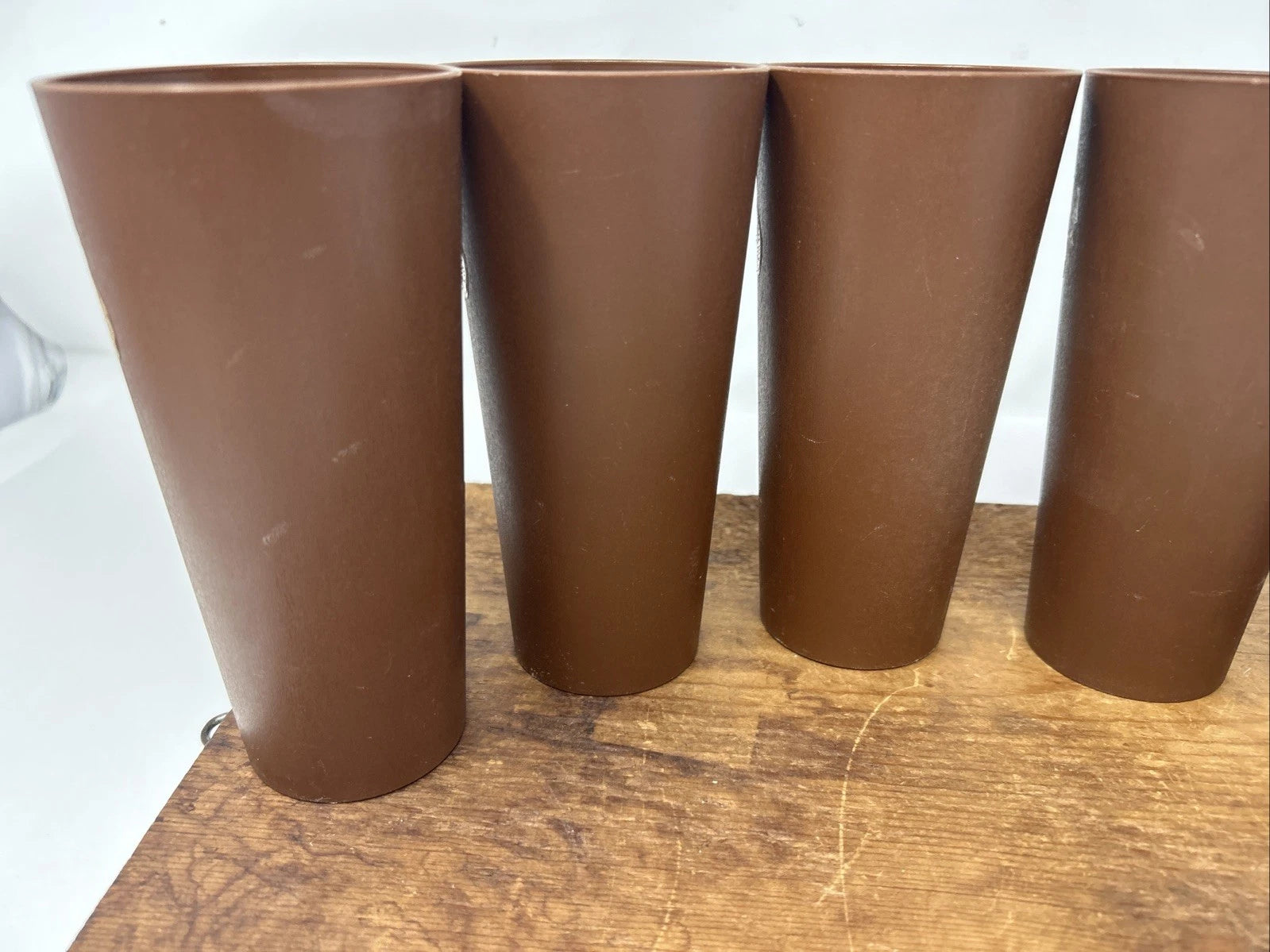 Vintage NASCO 1970s Mushrooms Brown Plastic Cups Set of 5 Tumblers | eBay