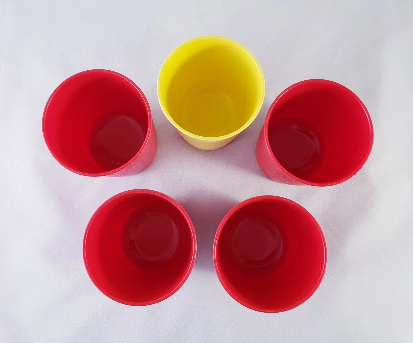 Vintage Tupperware Tumblers 6 oz. Juice Cups Set of 5 #1251 | eBay