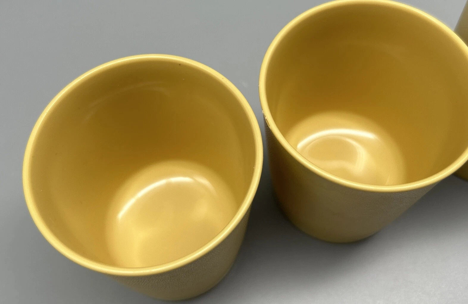 Vintage Tupperware (Set of 4) Harvest Gold 6 oz Tumblers Cups #1251 Retro | eBay