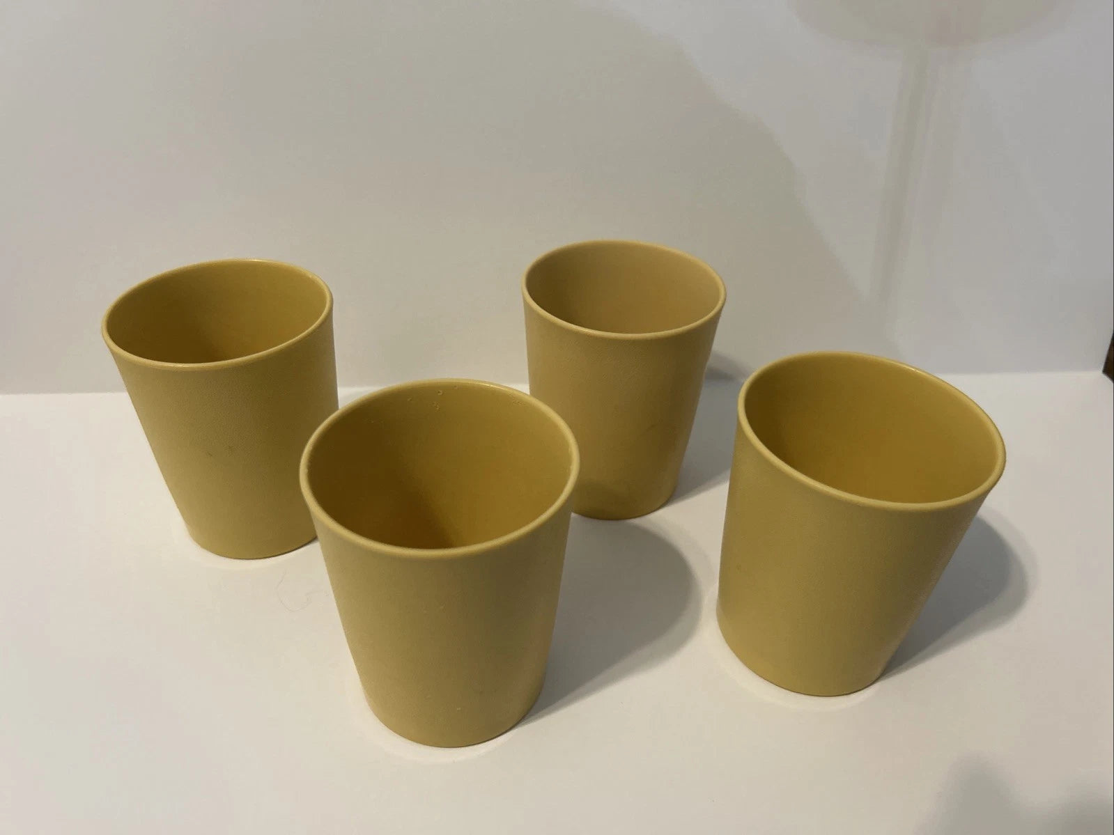 Vintage Tupperware Tumblers 6 oz. Juice Cups Harvest Gold #1251 - Set of 4 | eBay