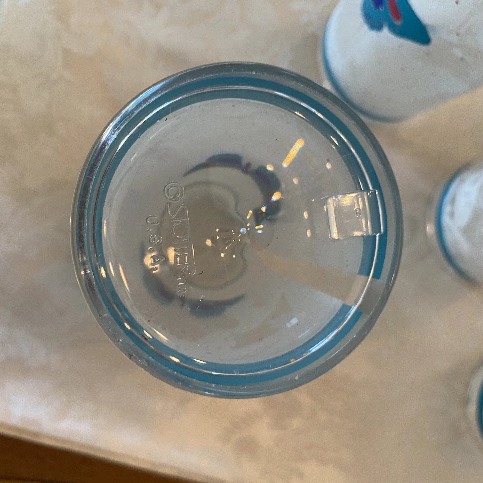 MCM Stotter Company Plastic Tumblers Cups Set of 6 Moth Butterflies Retro 1970s | eBay