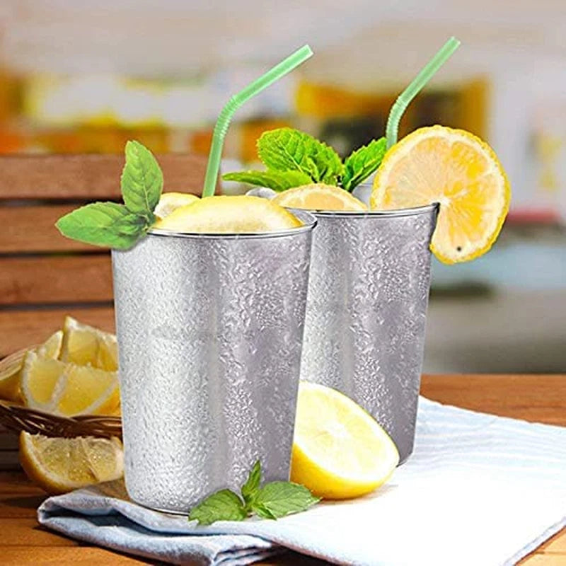4Pack 6Oz Small Stainless Steel Cups, BPA Free Healthy Pint Drinking Cups Metal | eBay