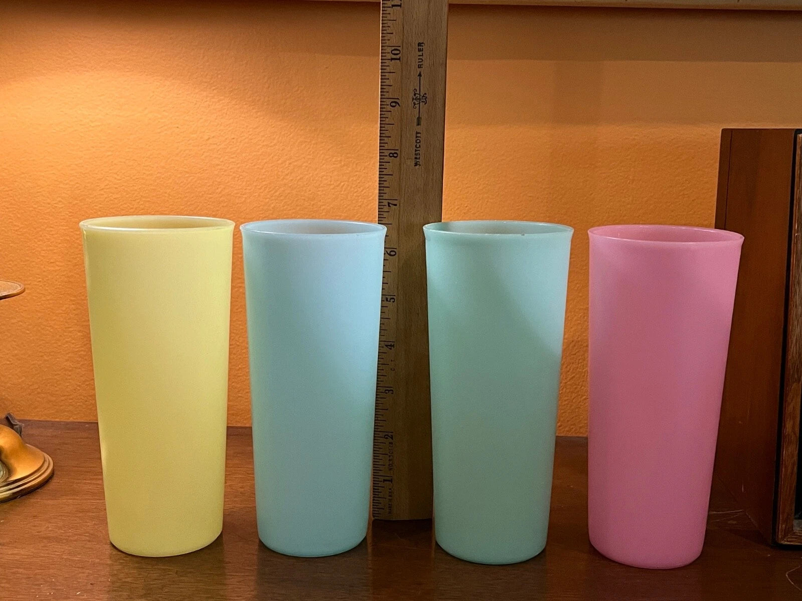 Vintage Tupperware 16 oz Pastel Tumblers #107 Set of Four | eBay