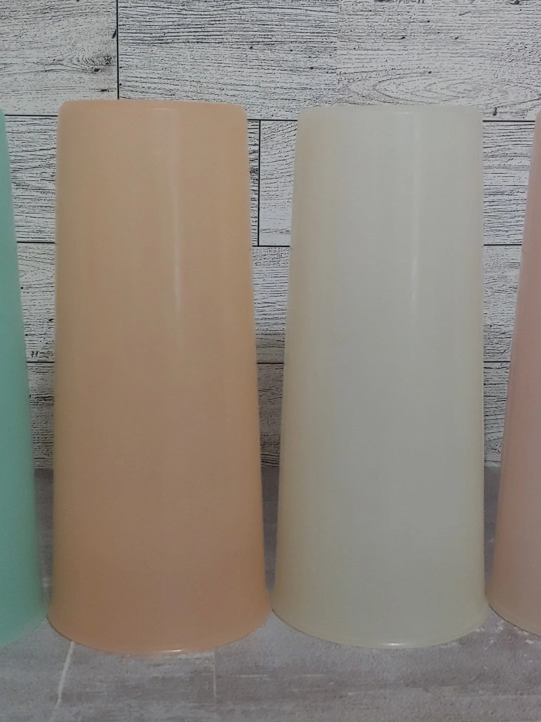 Vtg 1970's Tupperware Set Of 5 # 107 Tall Pastel Tumblers Cups 16 Oz No Lids | eBay