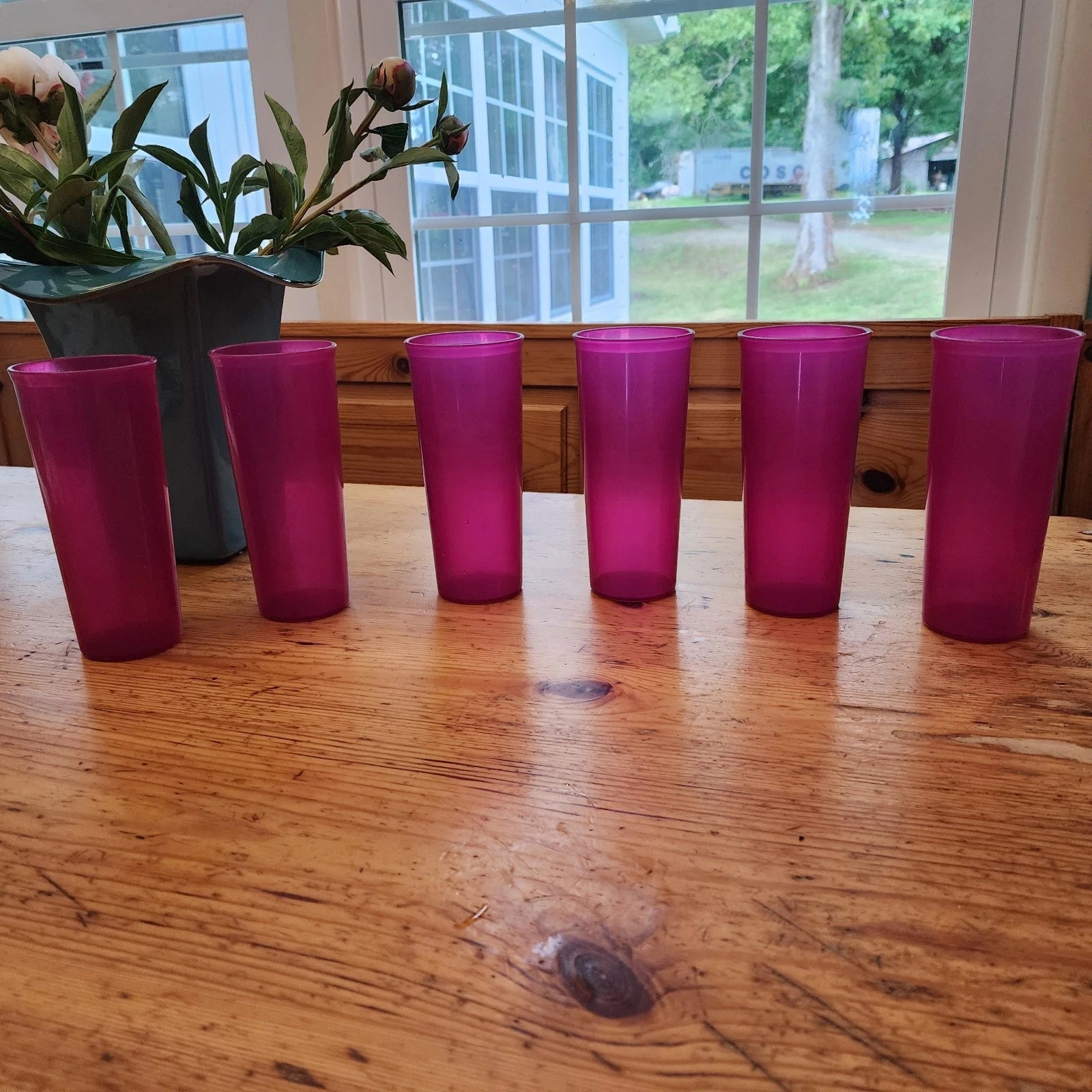 Tupperware Tumblers Plum-color Set of Six Pre-owned Great Condition | eBay