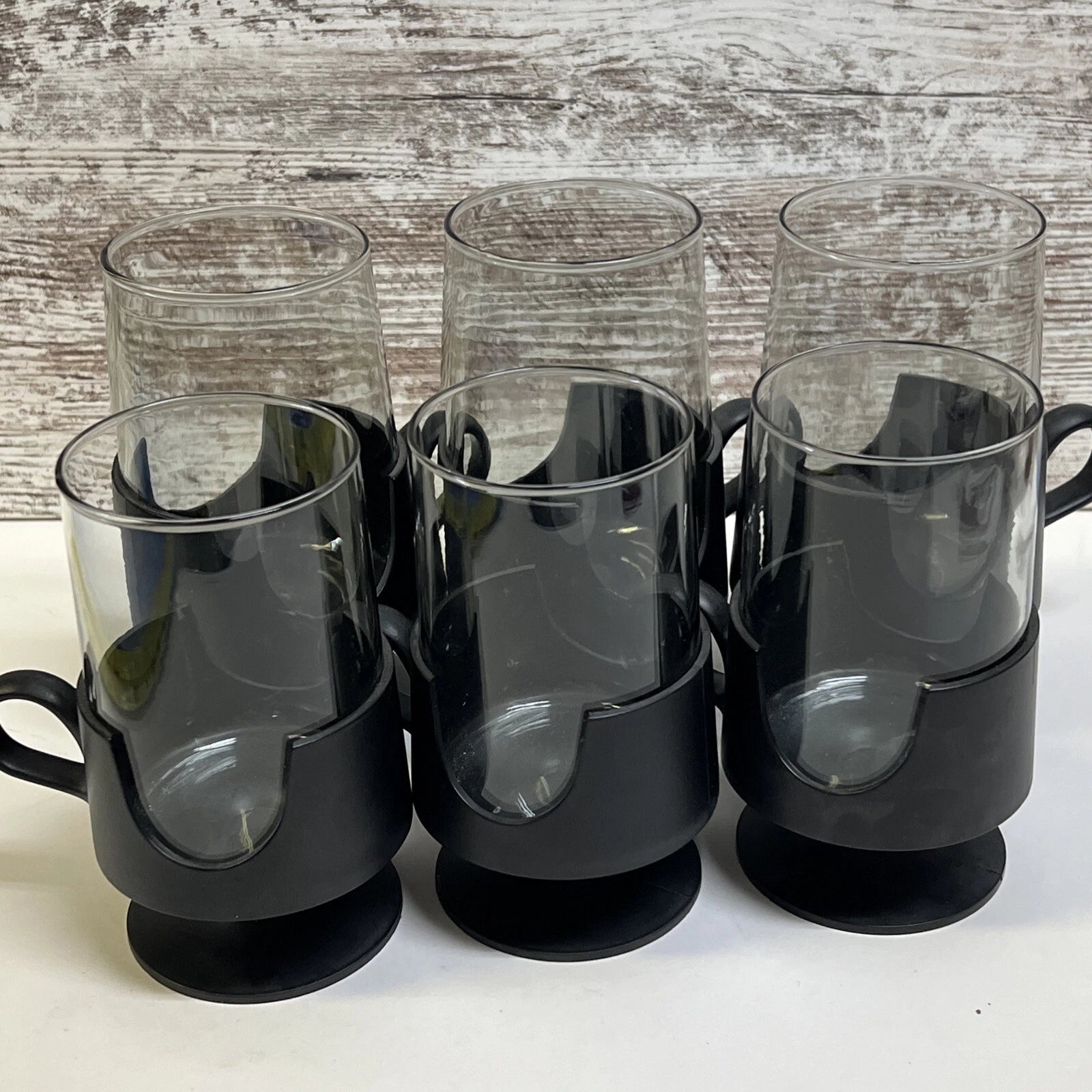 MCM Glas-Snap by Corning 2 Pc Set/6 Coffee Tea Mugs Cups 2 Sizes 10oz & 12oz | eBay