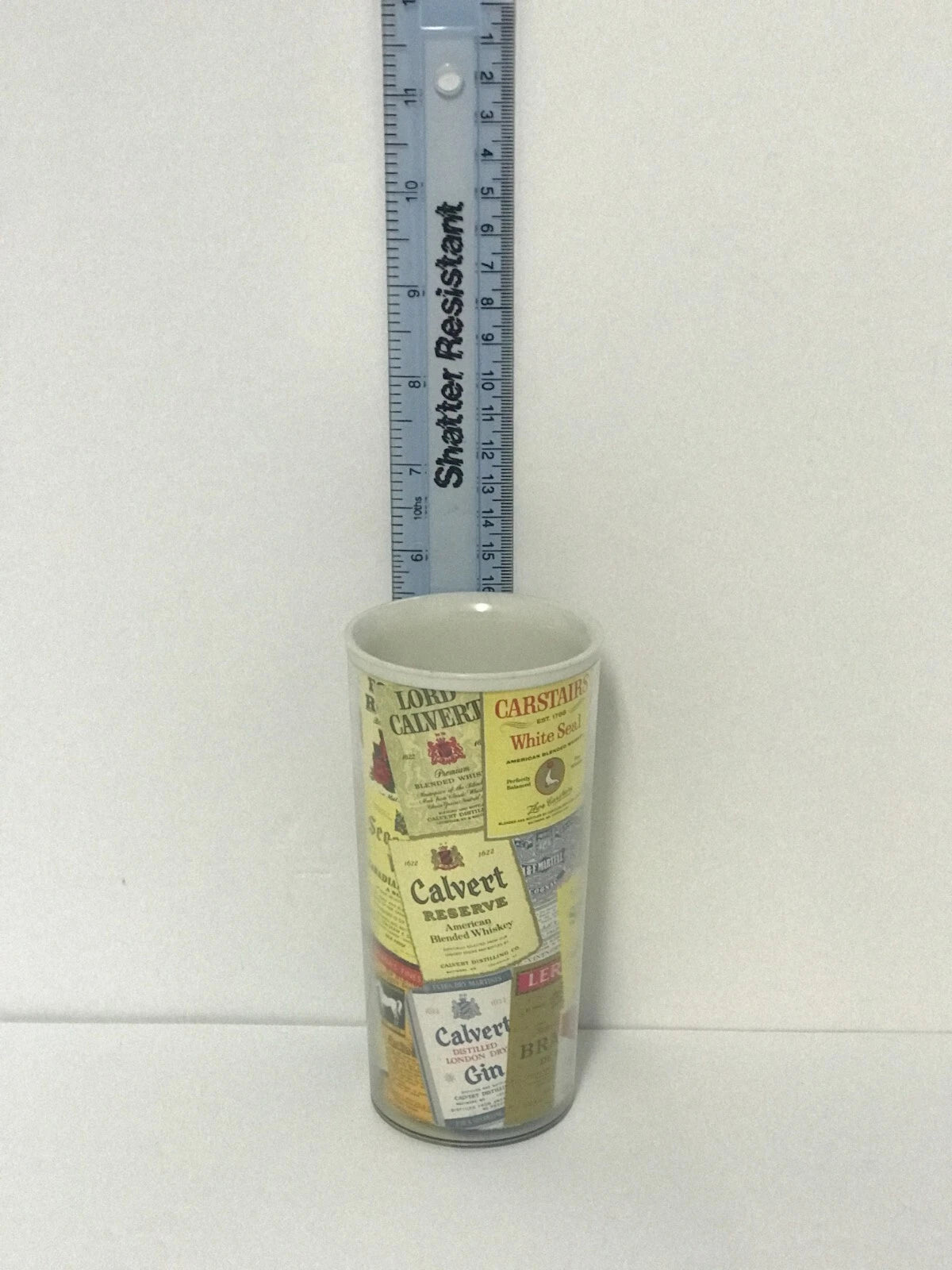 Plastic Drinking Tumblers Whiskey Vodka 70's VTG Novelty Bar Brand Labels Design | eBay