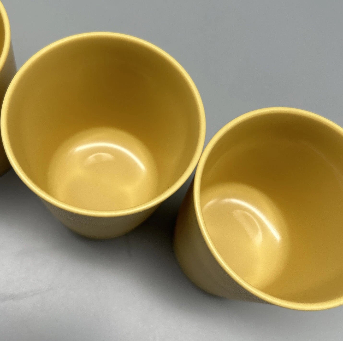 Vintage Tupperware (Set of 4) Harvest Gold 6 oz Tumblers Cups #1251 Retro | eBay