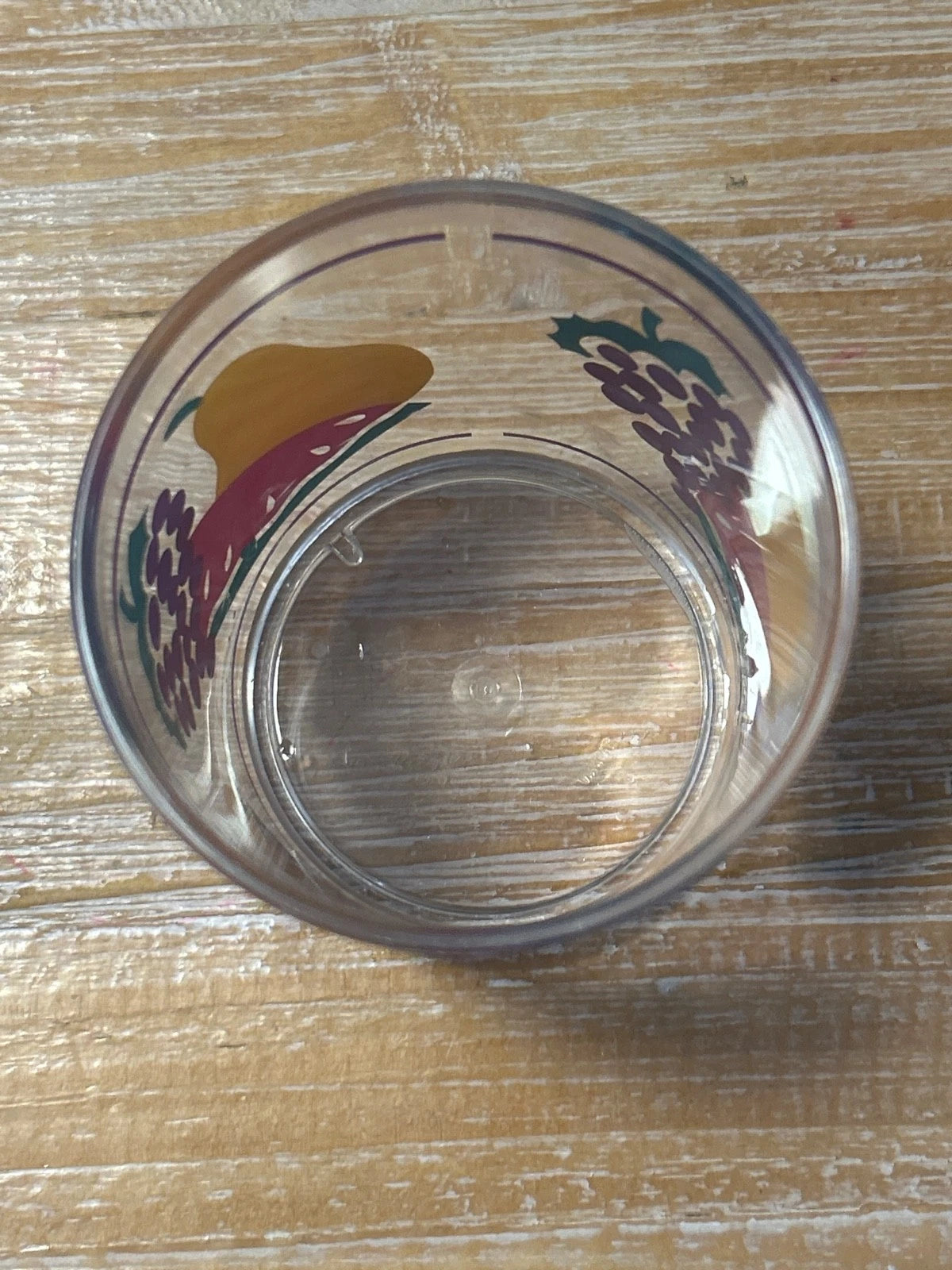 Vintage Acrylic 4" Fruit Pattern Tumblers (set of 6) | eBay