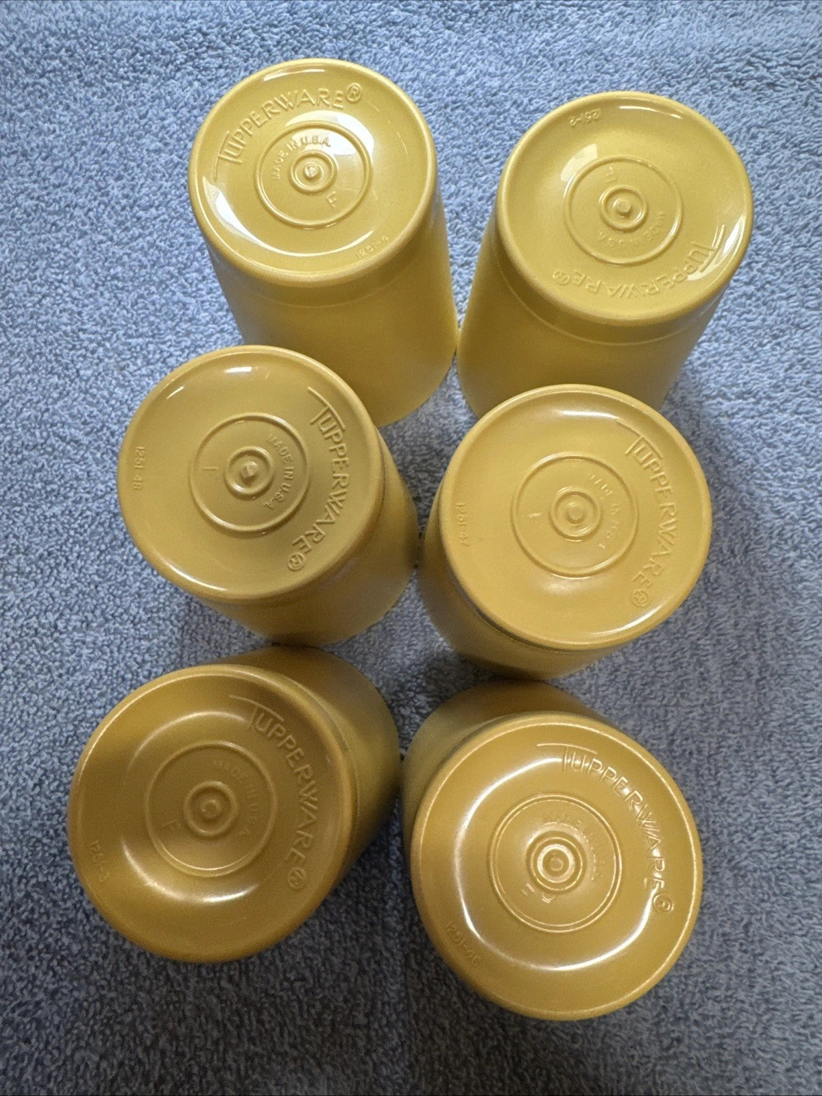 VTG Tupperware Set of 6 Juice Tumbler Cups 1251 Series | eBay