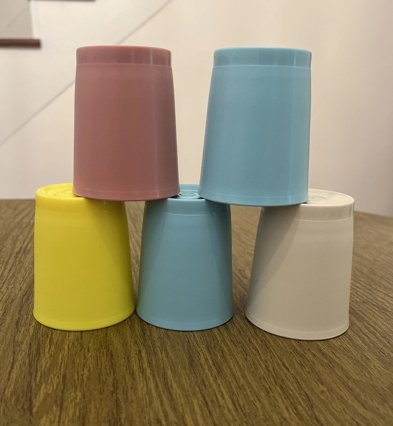 Vintage TUPPERWARE 1251 Kids Juice Cup 6oz Tumbler Set of 5 | eBay