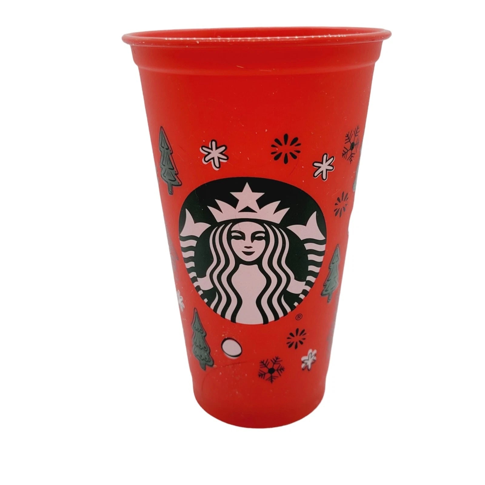 6 Starbucks 2022 Holiday Glasses Color Changing Reusable Cold Hot 16oz Plastic | eBay