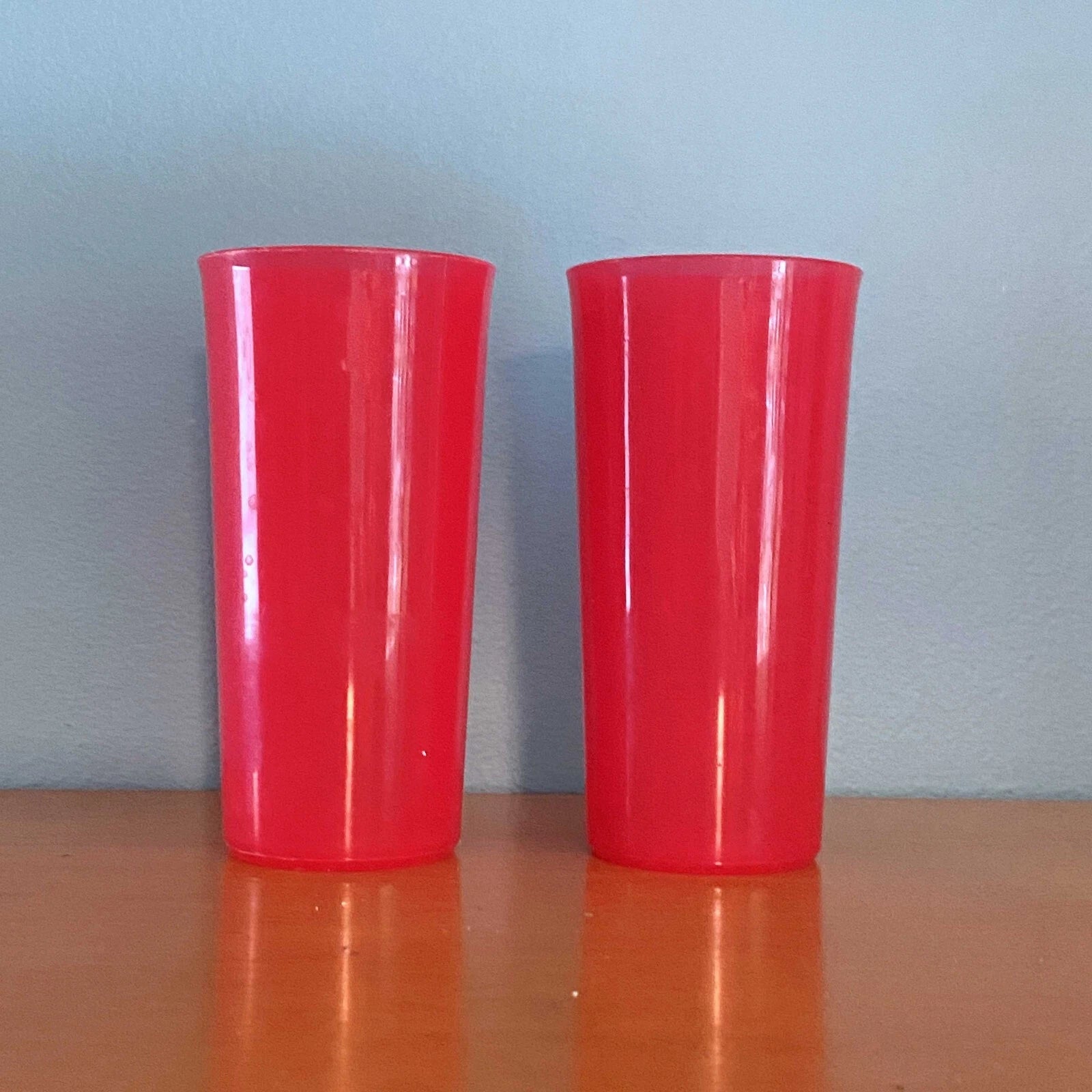 Set Vintage Kids Tupperware Tumblers Christmas 4.25" Tall | eBay