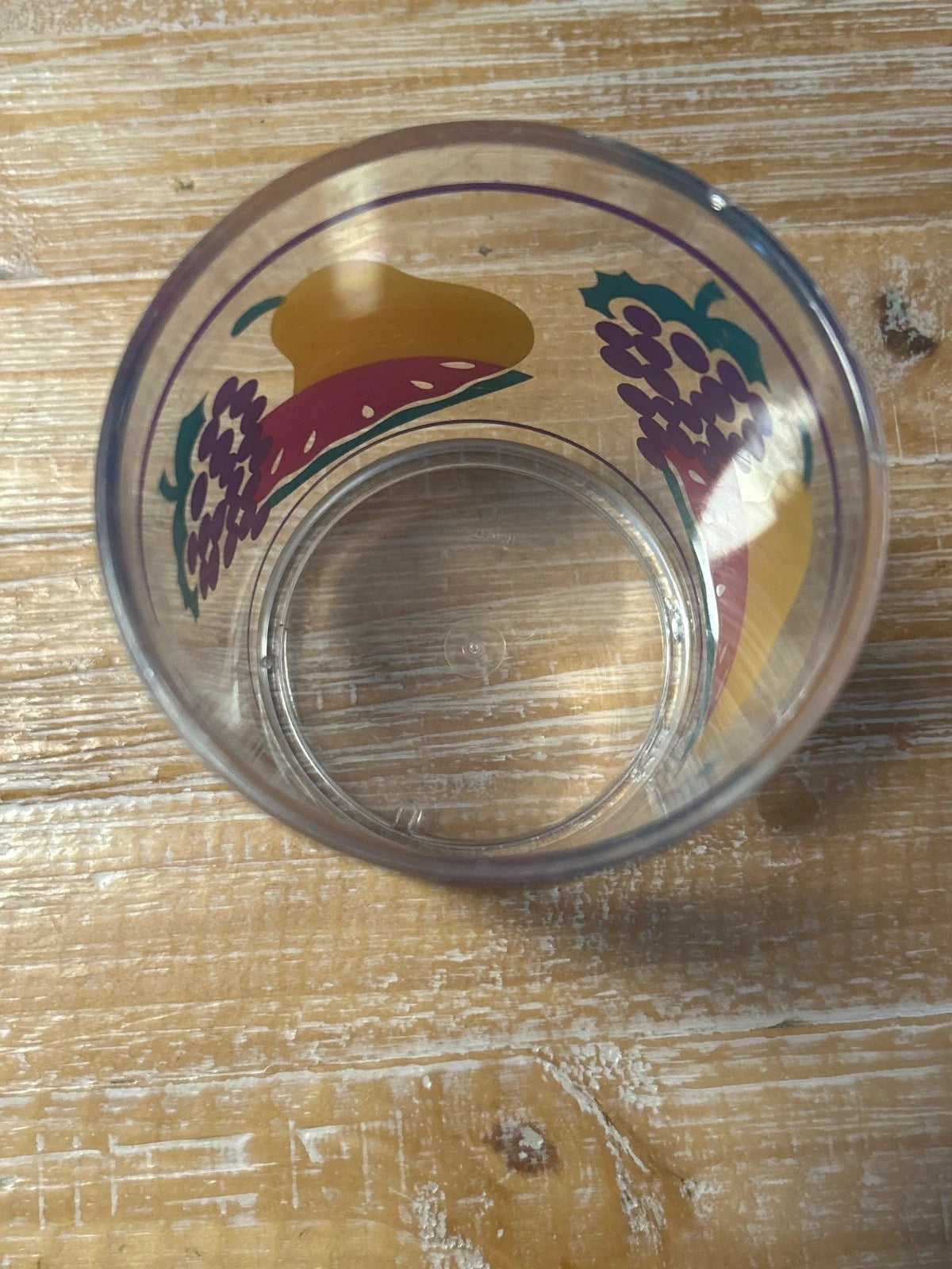 Vintage Acrylic 4" Fruit Pattern Tumblers (set of 6) | eBay