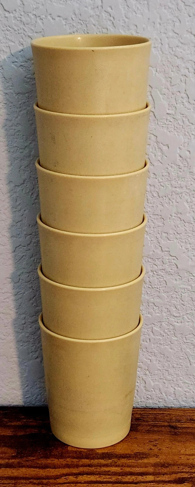 Tupperware Tumblers #1251 Set of 6 Harvest Gold 6oz Juice Cups Vintage | eBay