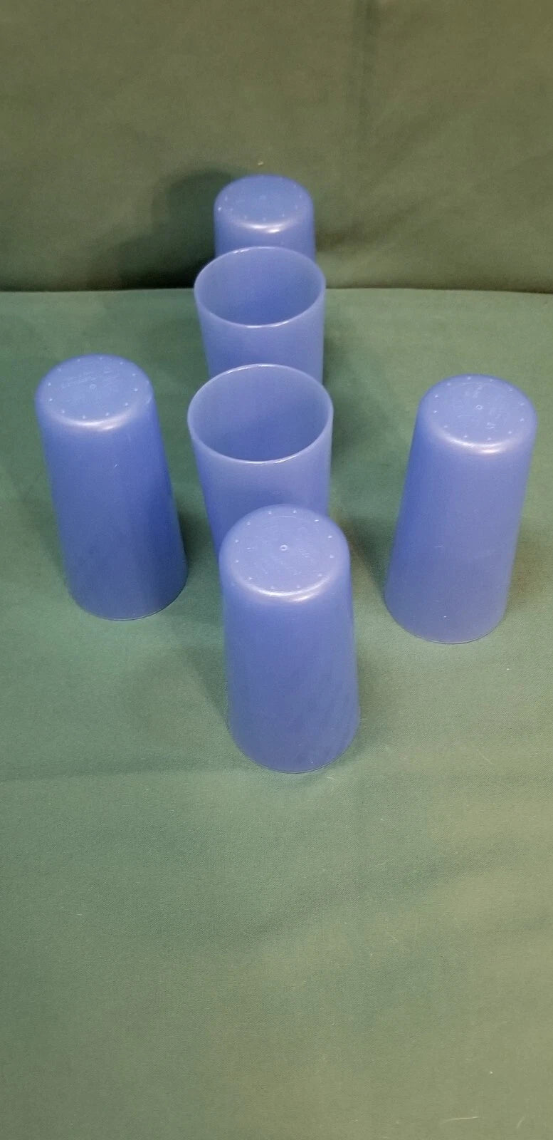 Set of 6-Tupperware 2 Jazzy Celebration 14 Oz Geo-Embossed Tumblers Blue | eBay