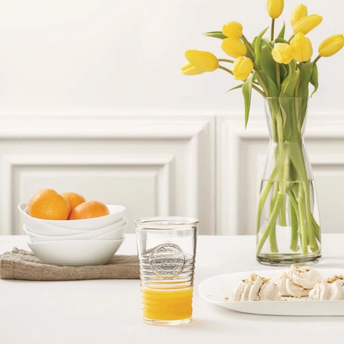 Officina1825 Clear Water Glasses Set of 6 11oz Durable Drinkware | eBay