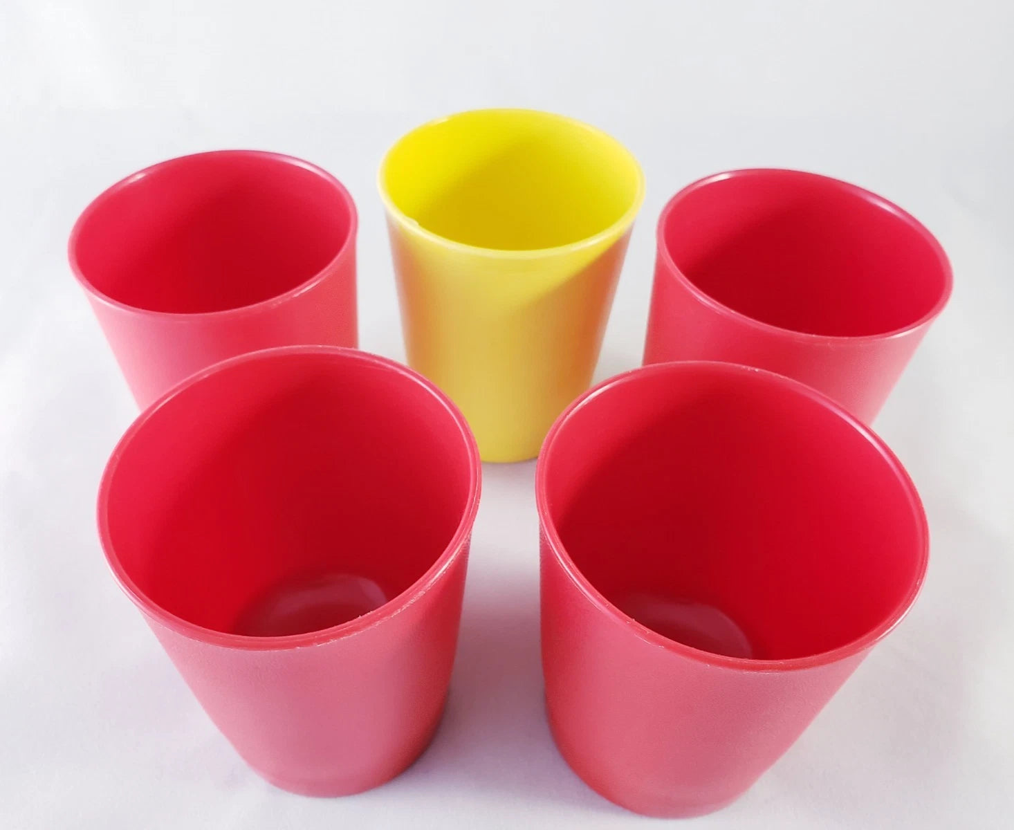Vintage Tupperware Tumblers 6 oz. Juice Cups Set of 5 #1251 | eBay