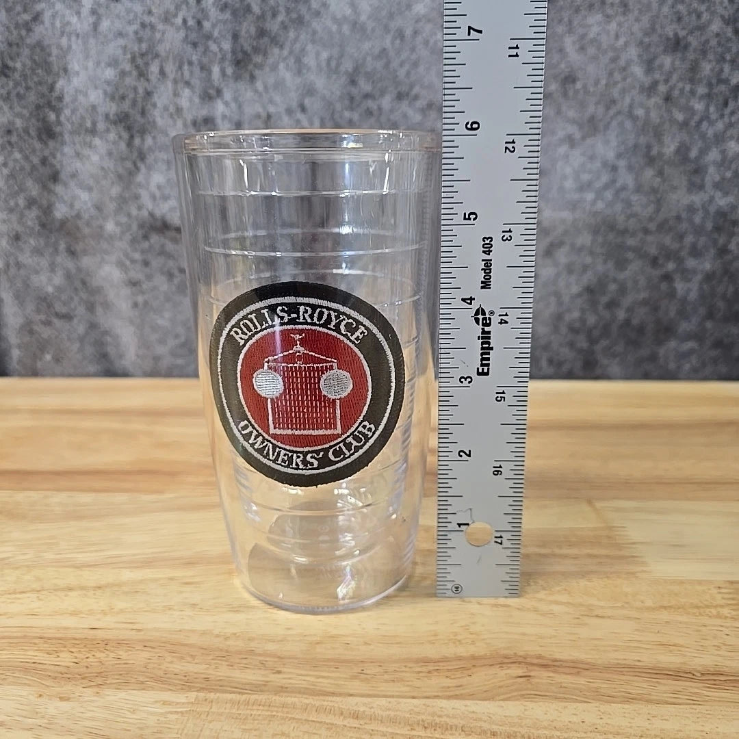 Vintage Set of 4 Tervis Tumblers Double Wall Insulated Rolls Royce Owners club | eBay