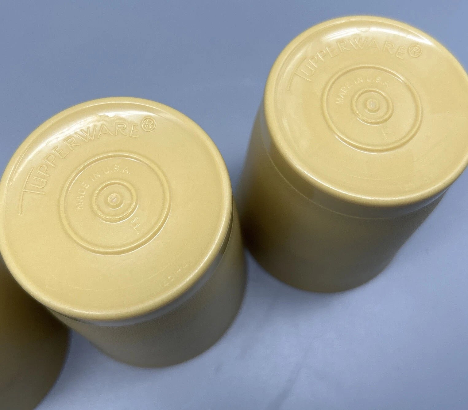 Vintage Tupperware (Set of 4) Harvest Gold 6 oz Tumblers Cups #1251 Retro | eBay