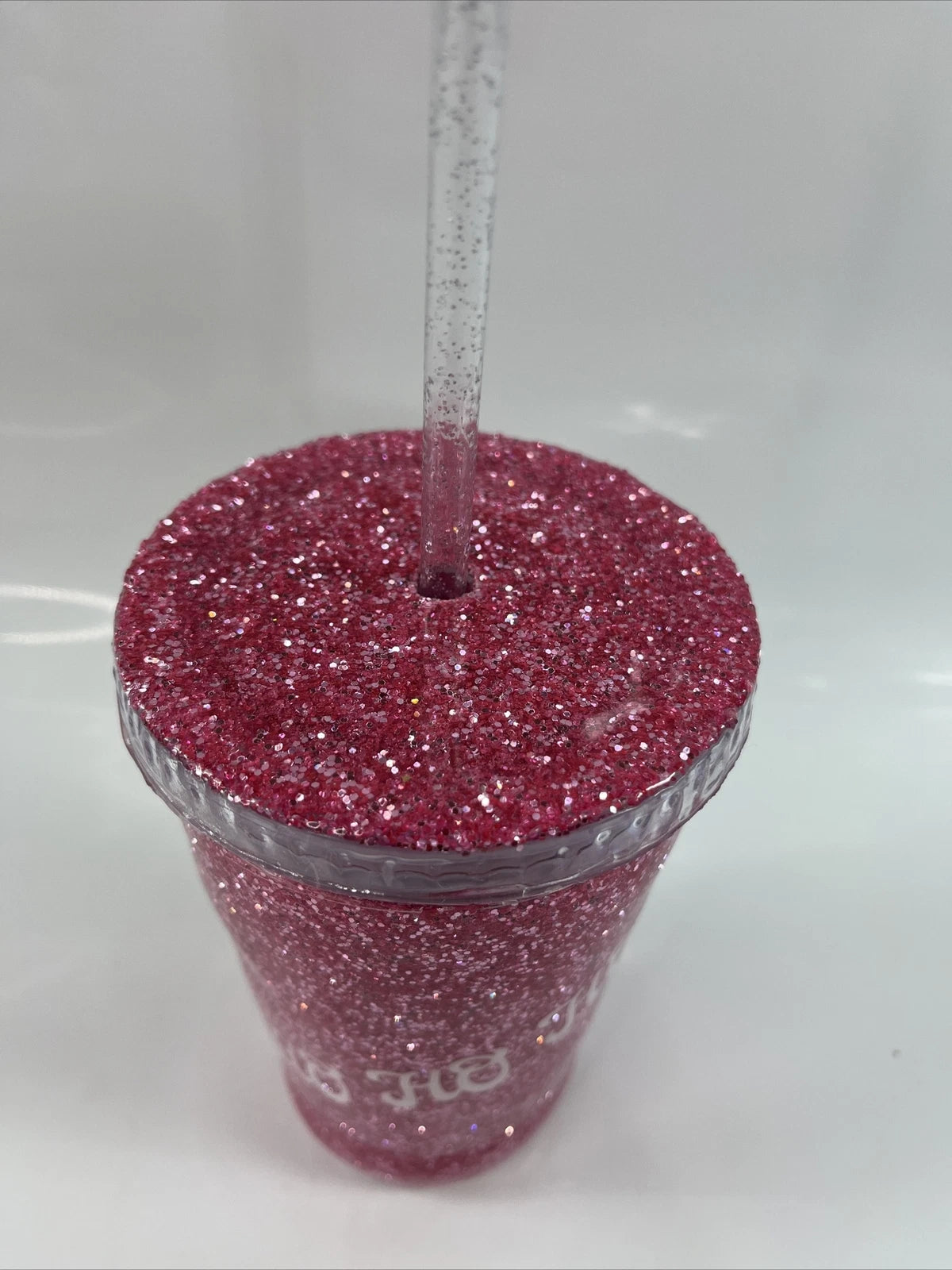Handcrafted 16oz Acrylic Tumbler Pink Glitter Christmas Themed | eBay