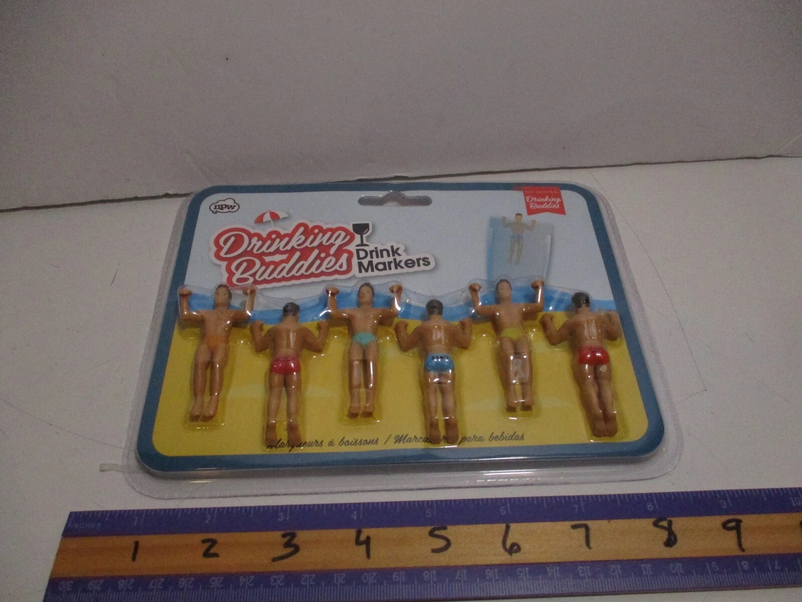 Drinking Buddies Drink Markers Set of 6 Muscle Men NEW in Package | eBay