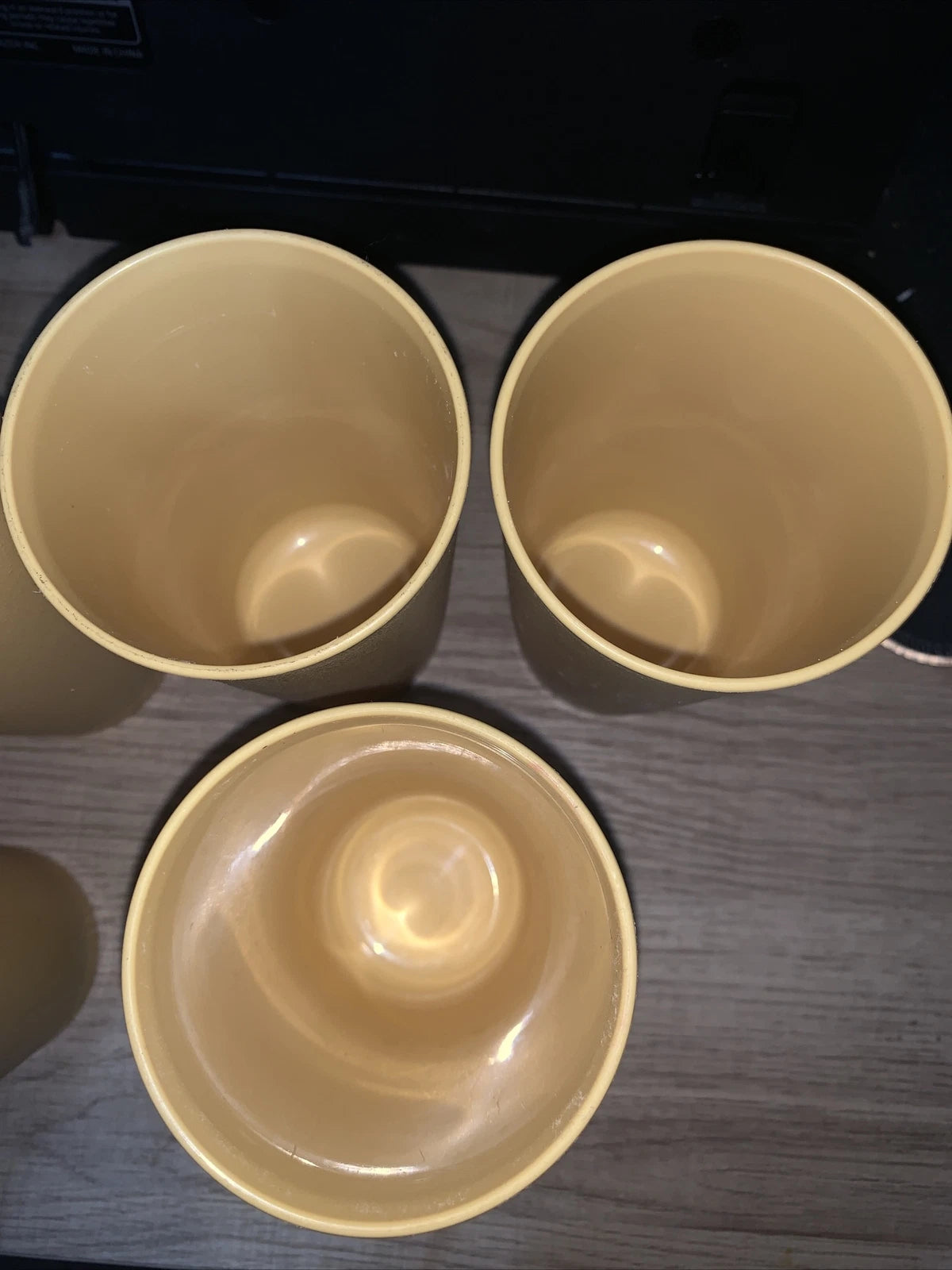 Tupperware Tumblers Set of 6 Harvest Gold 873 Vintage 1970s 12 oz #873-38 | eBay