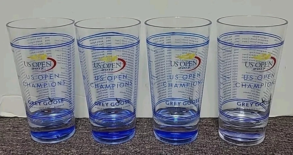 2017 US Open Champions 16 oz. Grey Goose Plastic Tumbler Drink Cups (Set of 4) | eBay