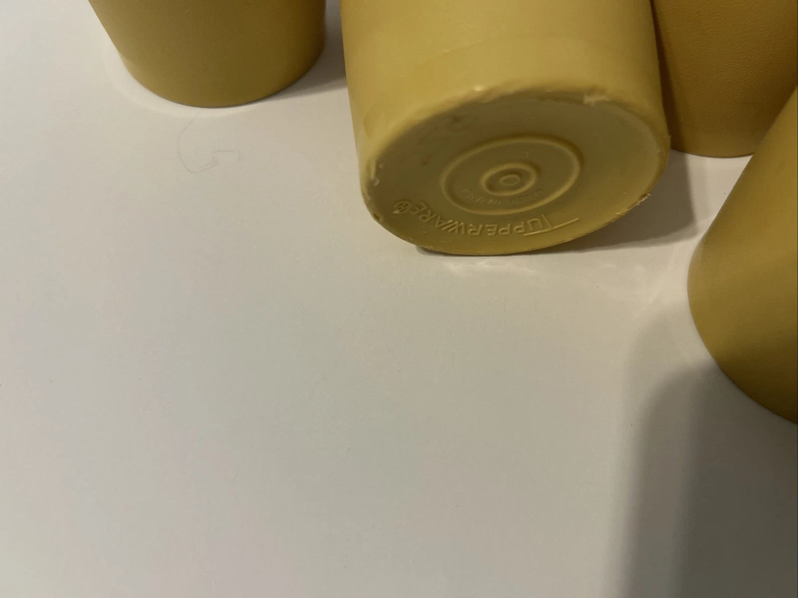 Vintage Tupperware Tumblers 6 oz. Juice Cups Harvest Gold #1251 - Set of 4 | eBay