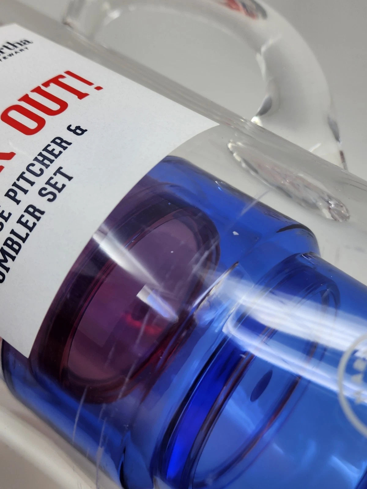 Martha Stewart Collection Acrylic Pitcher and 4 Glasses, 5-Pc. Set | eBay