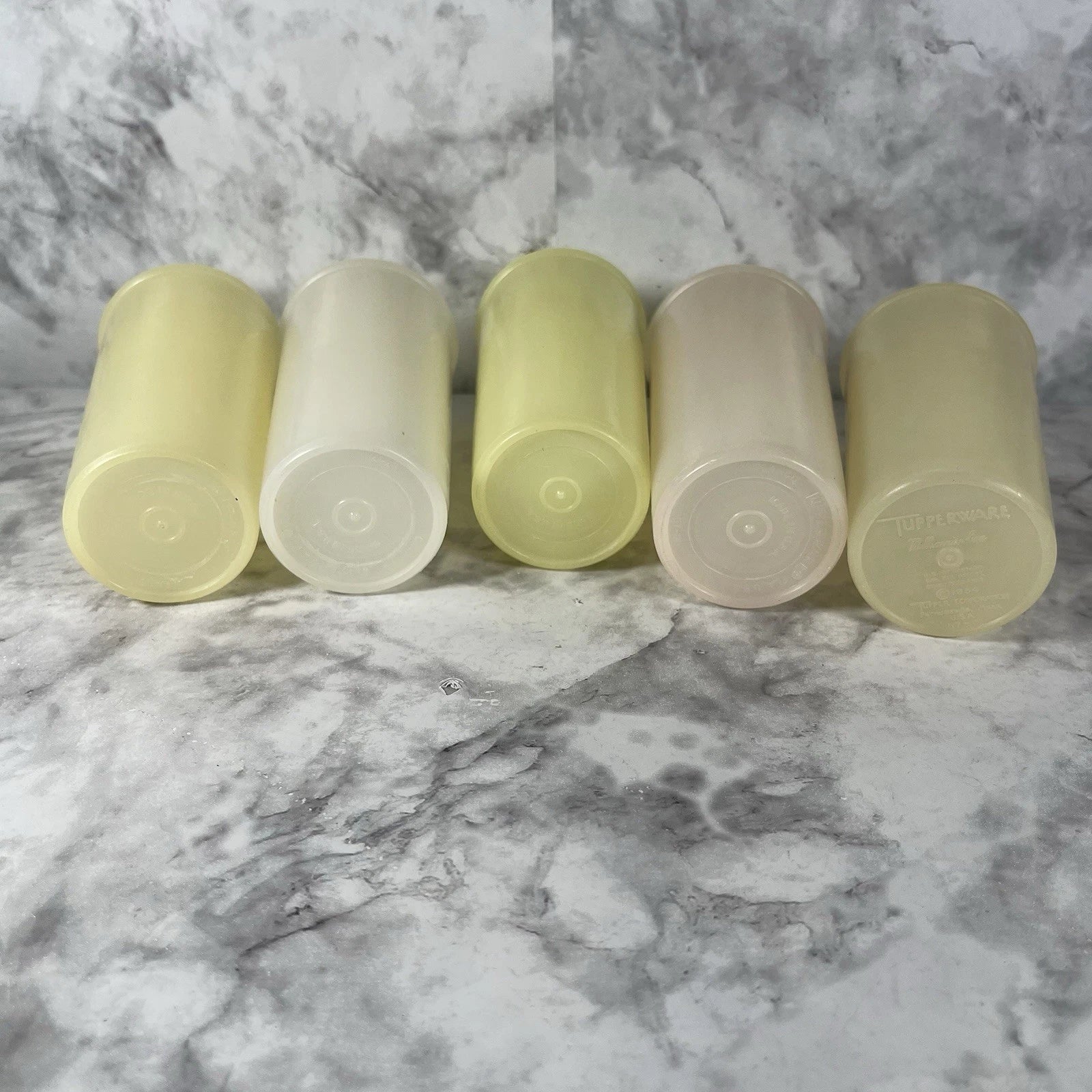 Vintage Tupperware 117 Stackable Pastel Color Juice Cups Tumblers 6oz Set Of 5 | eBay