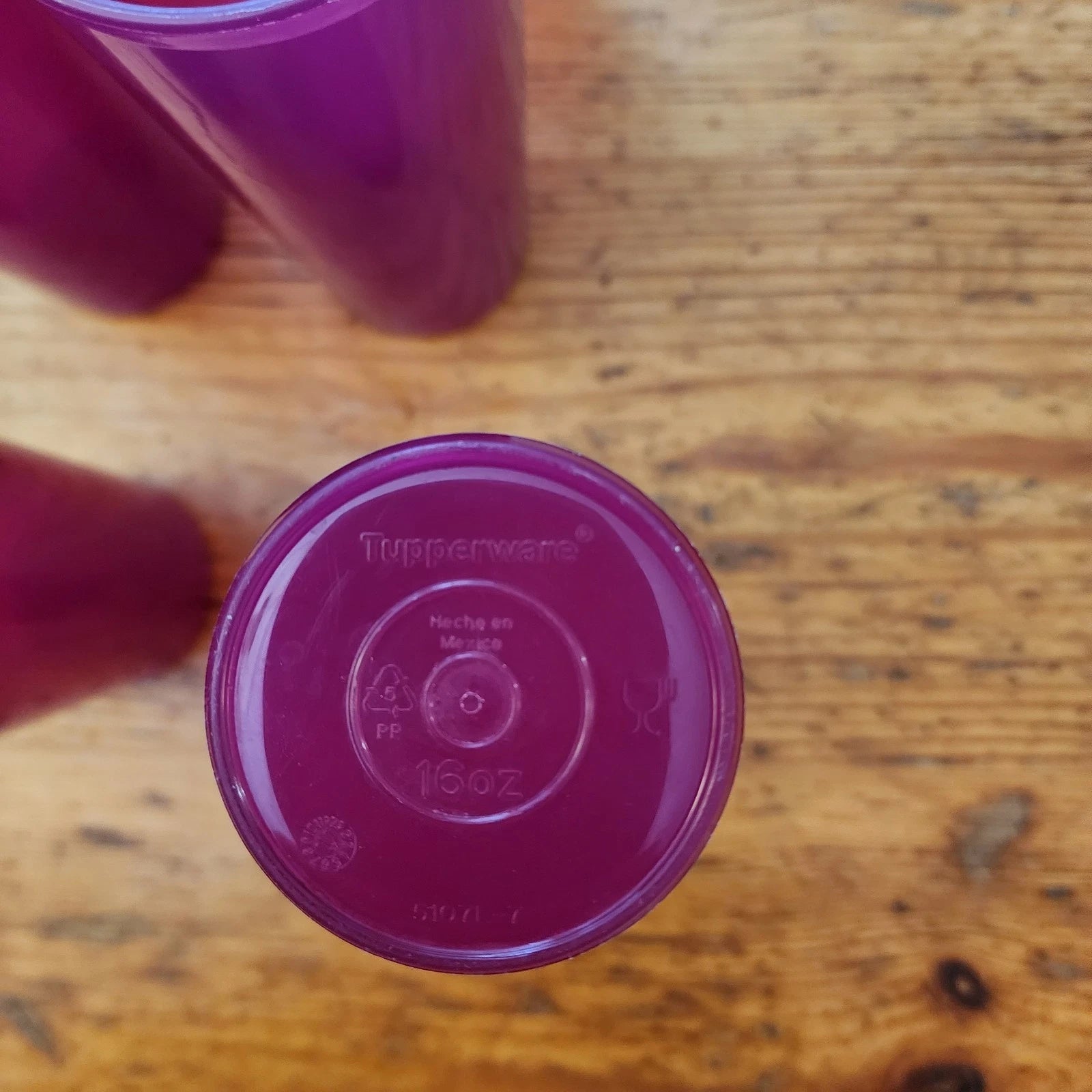 Tupperware Tumblers Plum-color Set of Six Pre-owned Great Condition | eBay