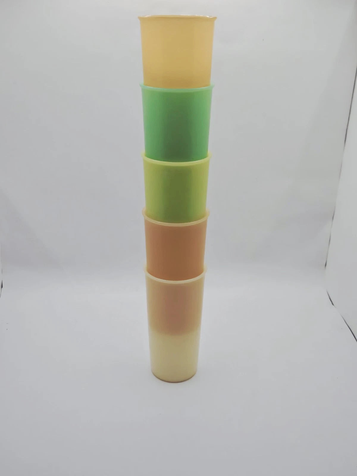 Tupperware Pastel 6oz Juice Tumblers 117-13 Set Of 5 Vintage Tupperware | eBay