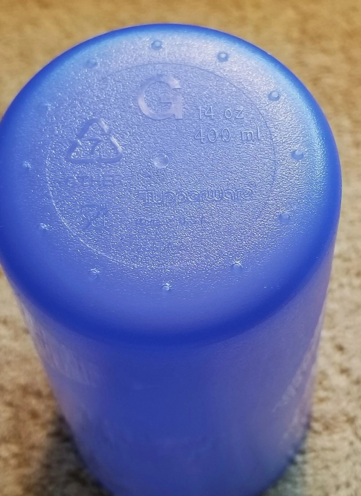 Set of 6-Tupperware 2 Jazzy Celebration 14 Oz Geo-Embossed Tumblers Blue | eBay