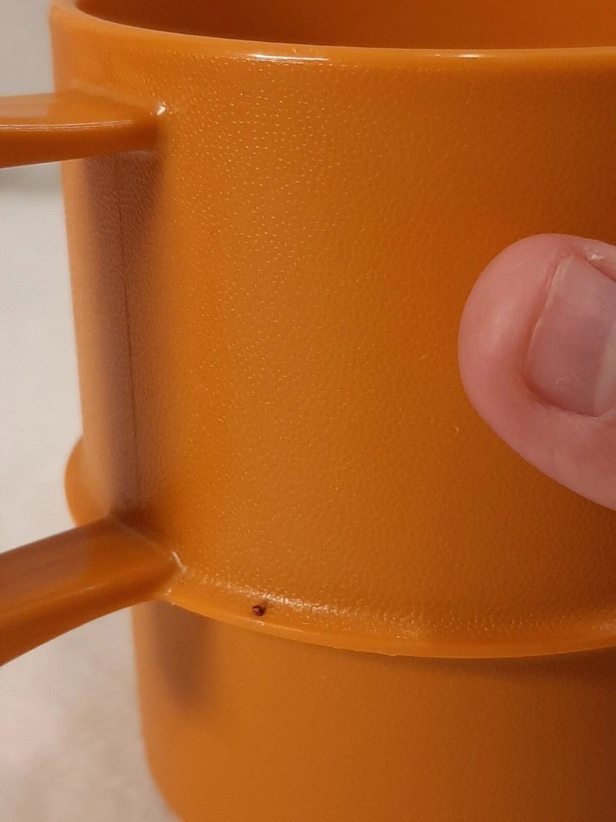 Tupperware Stackable Coffee Mug Cups 1312 Harvest Color Set Of 4 Vintage No Lids | eBay