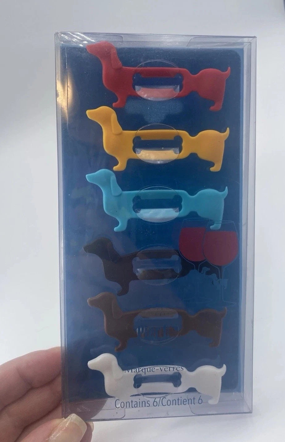 Pier 1 Imports Dog Drink Markers Party Dachshund Weiner Dog Set of (6) | eBay