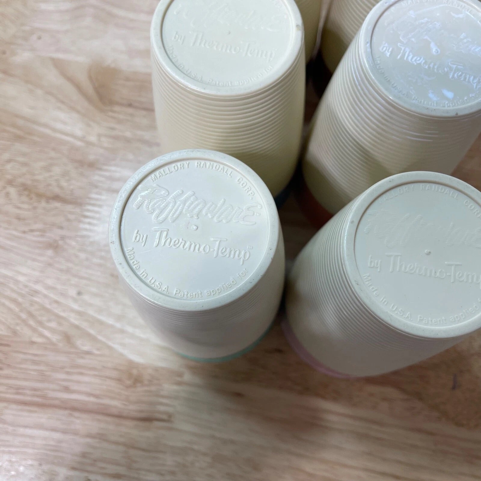 Vintage Thermo-Temp Raffiaware 12 Oz Cups Set of 6 cups | eBay