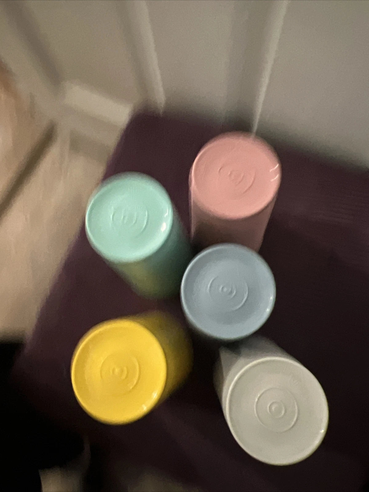 Vintage Tupperware Tumblers 12oz 6 1/2 Tall Cups Set Of 5 | eBay