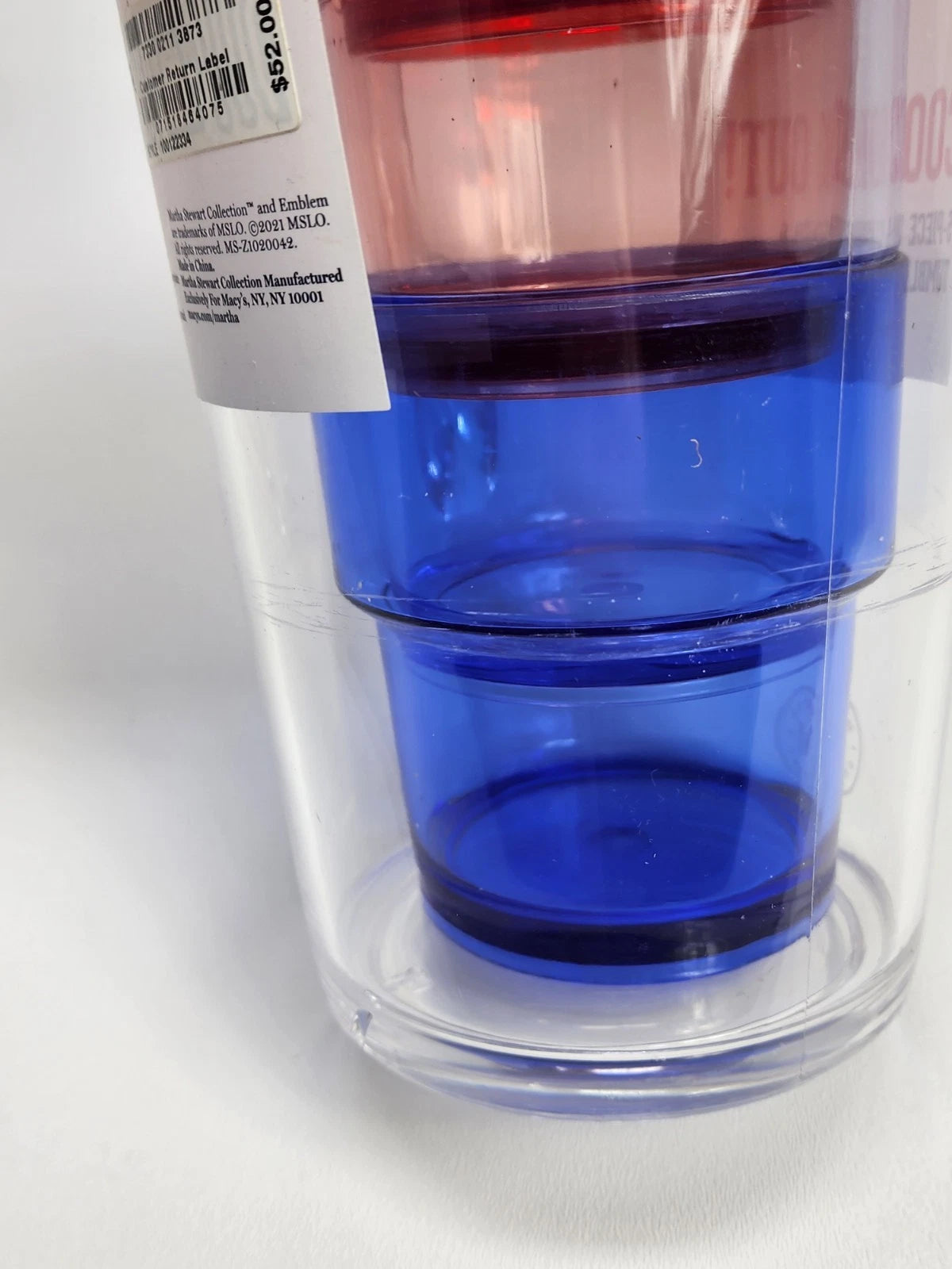 Martha Stewart Collection Acrylic Pitcher and 4 Glasses, 5-Pc. Set | eBay