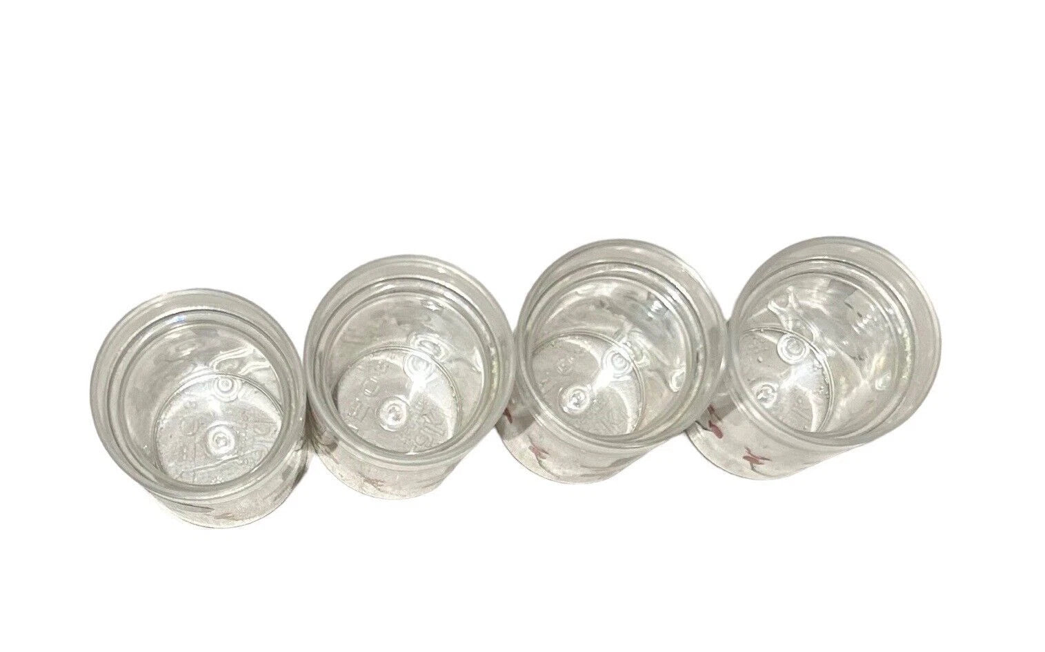 Christmas Snowman Glass Set Of 4 by Zak Snowflakes in Plastic Double Wall 6 oz | eBay