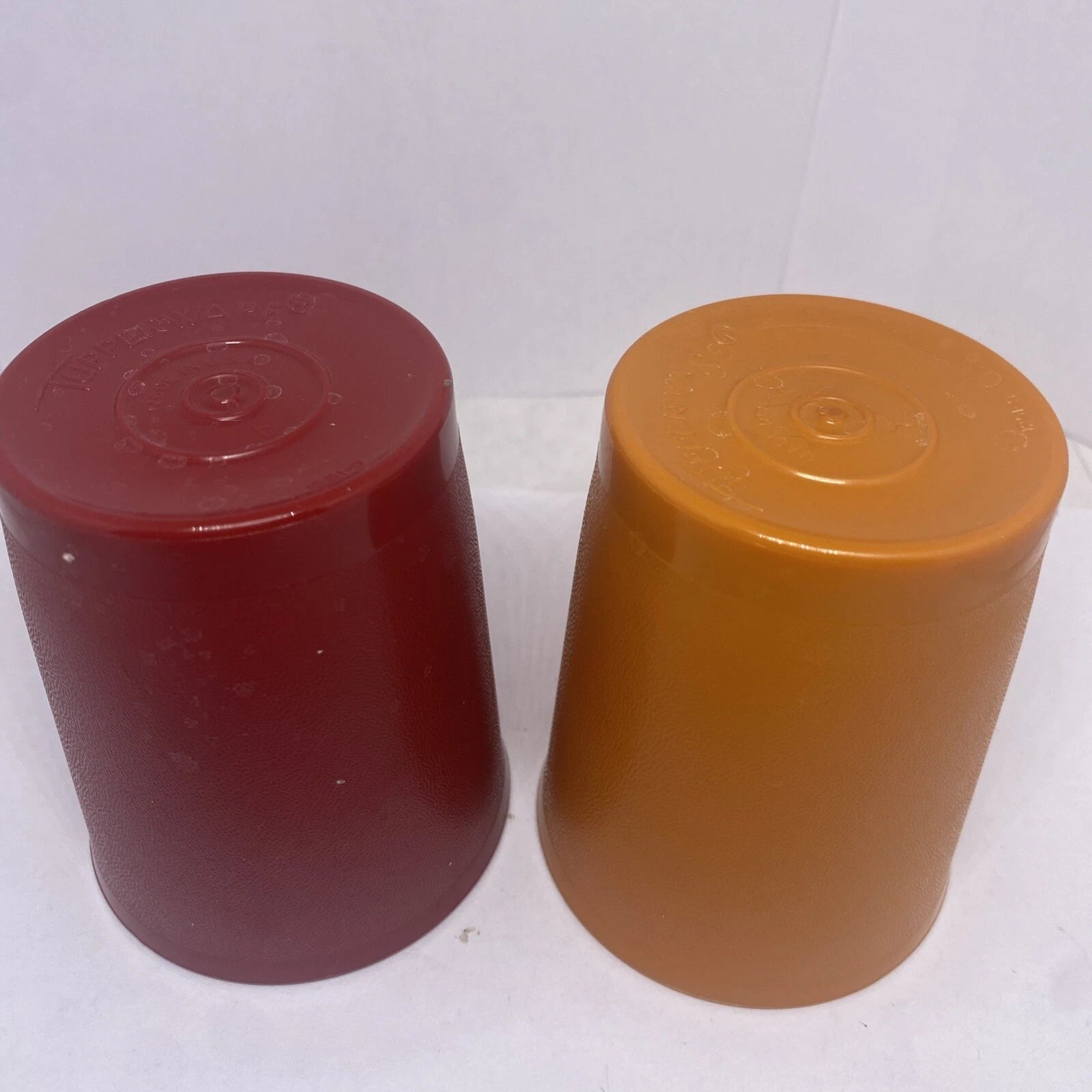 Tupperware Cup Tumblers Small 6 oz Juice #1251 Harvest Brown Vintage 70s | eBay