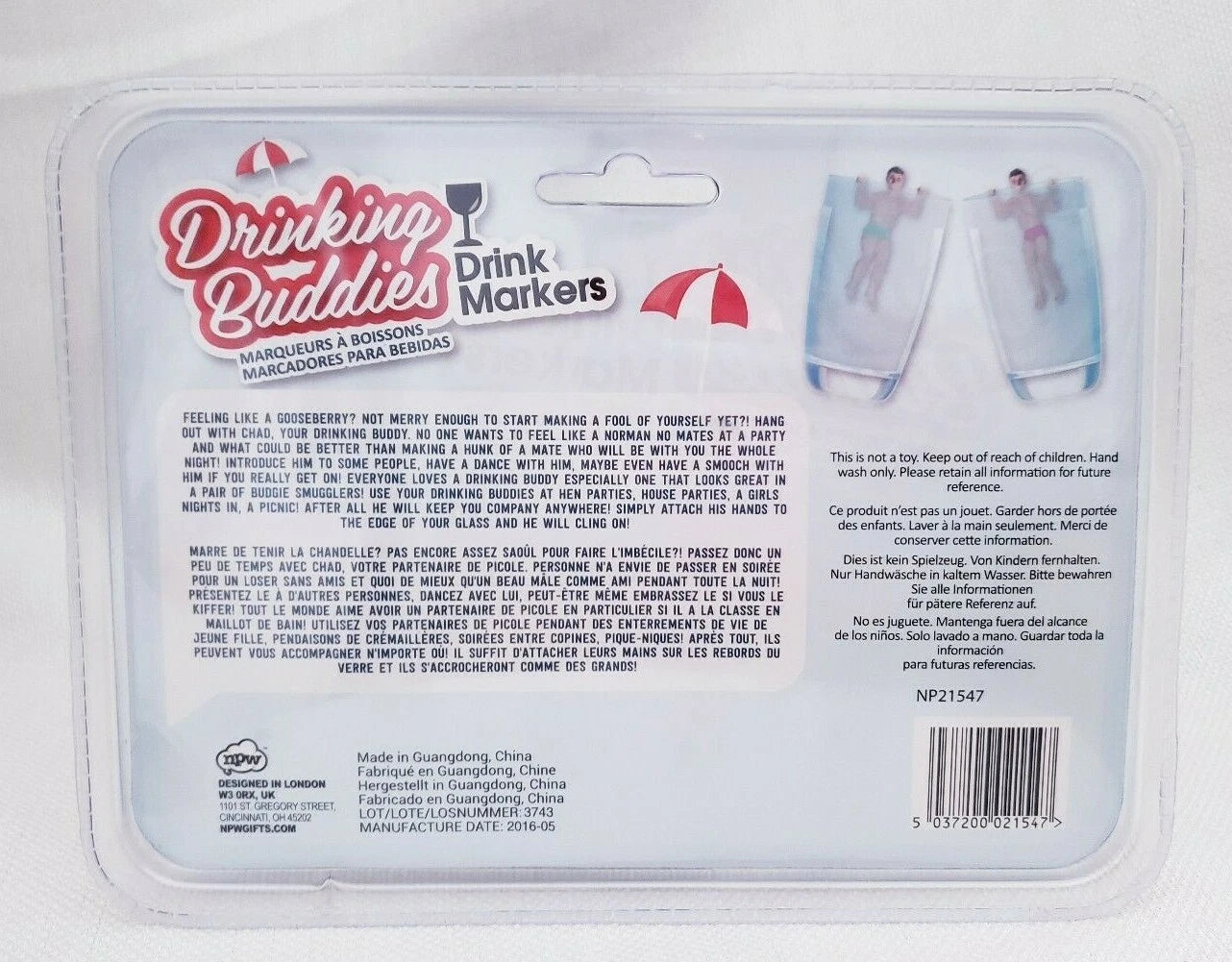 Drinking Buddies Drink Markers BRAND NEW Set of 6 Pack Cocktail Collectibles | eBay