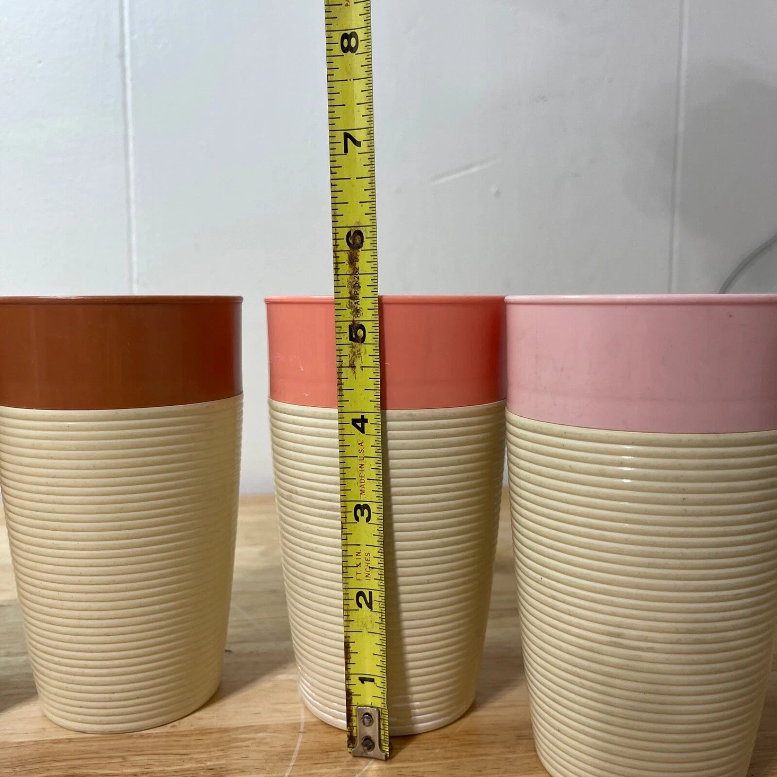 Vintage Thermo-Temp Raffiaware 12 Oz Cups Set of 6 cups | eBay