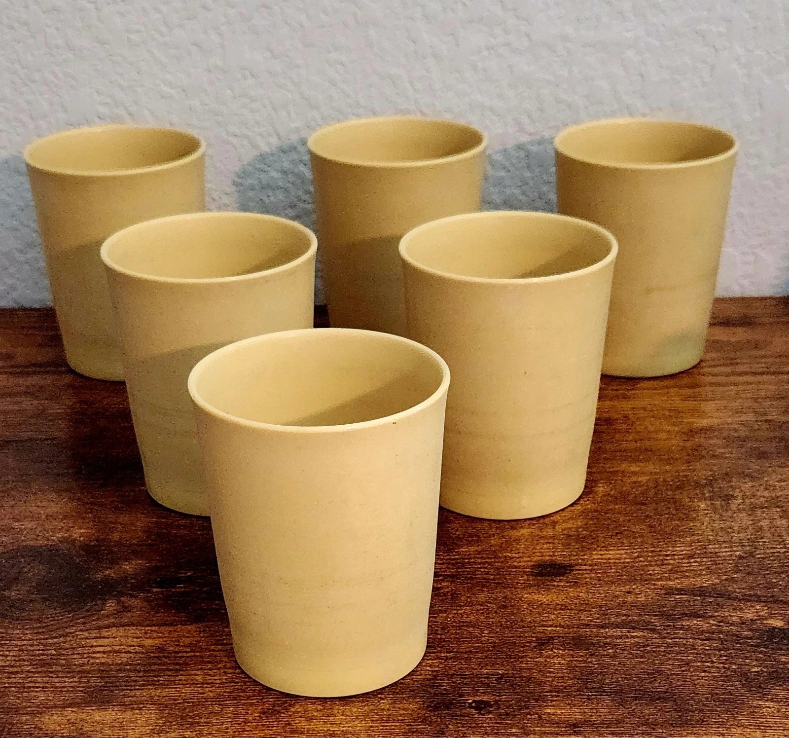 Tupperware Tumblers #1251 Set of 6 Harvest Gold 6oz Juice Cups Vintage | eBay