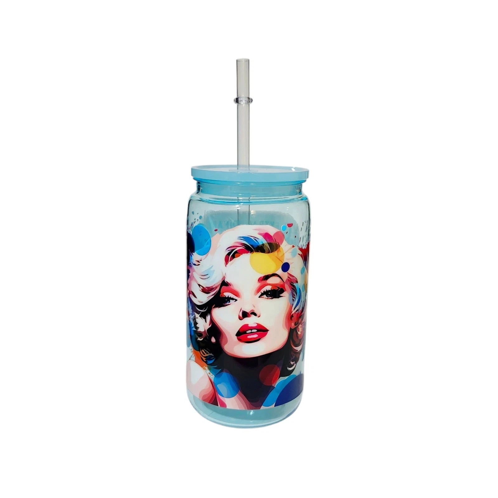 Marylin Monroe Inspiring Words Fashion Acrylic Plastic Tumbler Cup 16oz Blue | eBay
