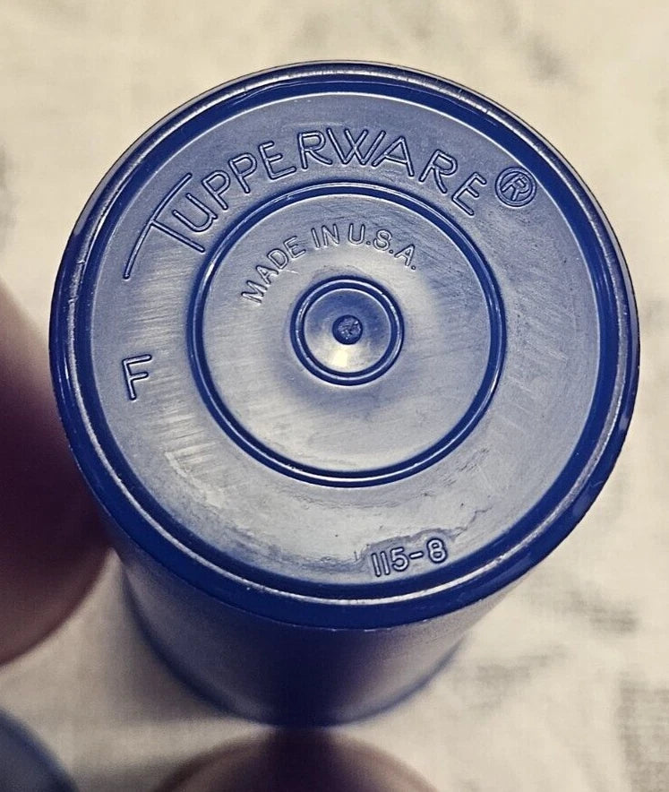 Tupperware 115 Stackable Jewel Tone Blue- Raspberry Tumblers 12oz Cups Lot of 4 | eBay