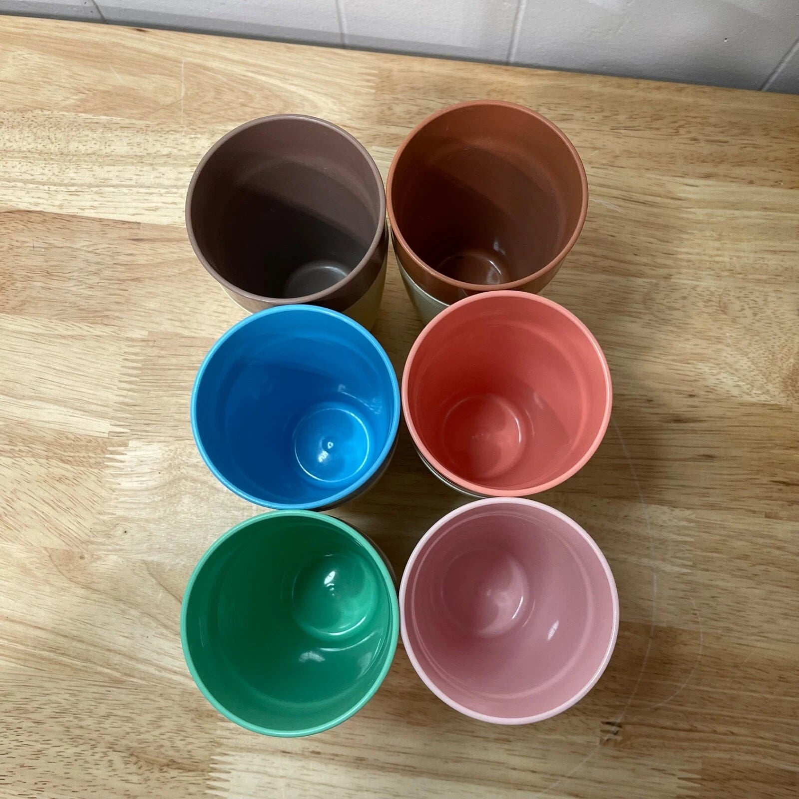 Vintage Thermo-Temp Raffiaware 12 Oz Cups Set of 6 cups | eBay